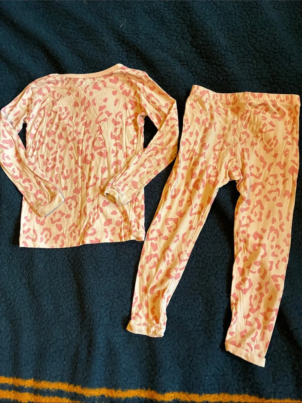 Kyte BABY Pink Leopard Print Long Sleeve Pajama Set